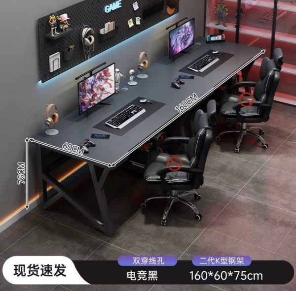 碳纖維科技感電競書桌 - Image 4