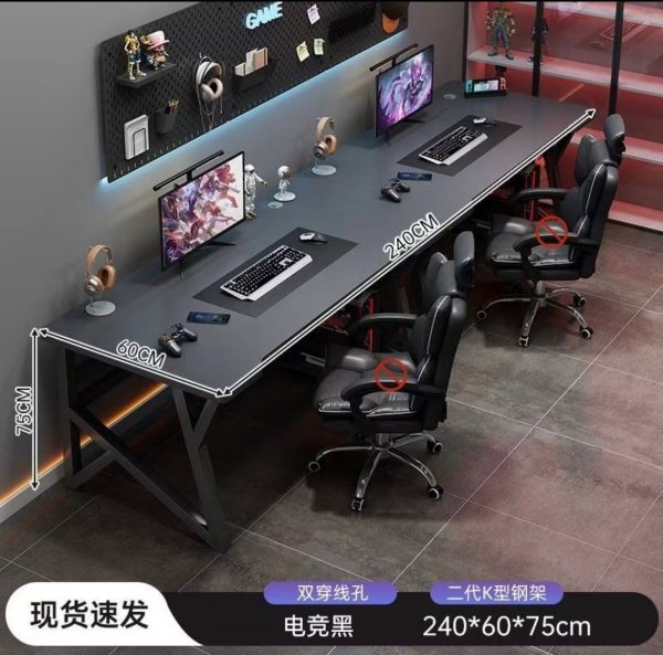 碳纖維科技感電競書桌 - Image 3