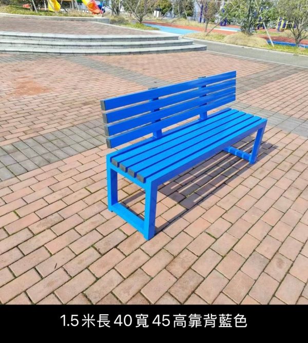 公園戶外鍍鋅靠背椅 - Image 4