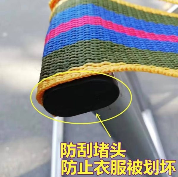 圓靠背便攜加厚折疊凳 - Image 2