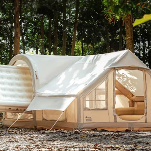 白嶺隧屋雙房充氣帳 6-10人帳【野外營】帳棚 露營 多人帳